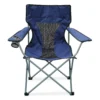 Navy Blue Folding Quad Chair With Carrying Bag