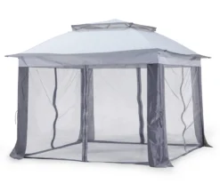 Real Living Pop-Up Canopy With Netting, (11' X 11') -Outdoor Decor Sales 810416874 1