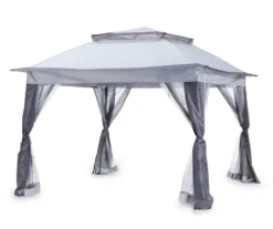 Real Living Pop-Up Canopy With Netting, (11' X 11') -Outdoor Decor Sales 810416874