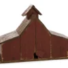 Rustic Red Barn Tabletop Birdhouse -Outdoor Decor Sales 810429026