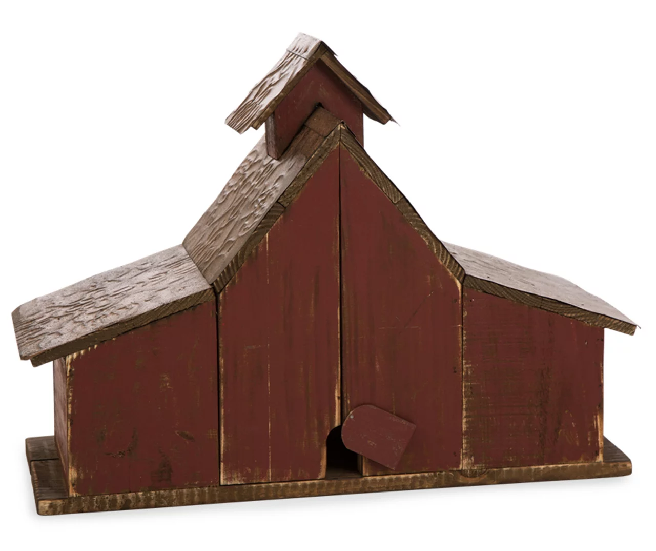 Rustic Red Barn Tabletop Birdhouse 3 Rustic Red Barn Tabletop Birdhouse