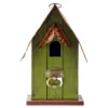Rustic Green Wood Birdhouse -Outdoor Decor Sales 810429066