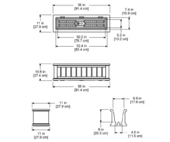 Mayne Inc. Cape Cod 3' Window Box -Outdoor Decor Sales 810440369 4