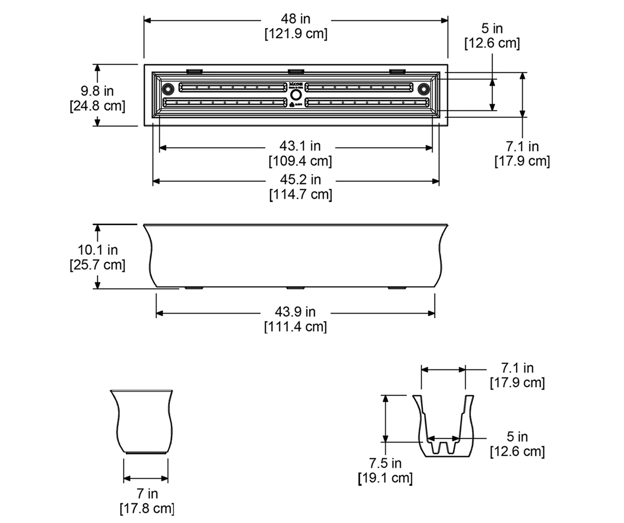 Mayne Inc. Valencia 4' Window Box 13 Mayne Inc. Valencia 4' Window Box - Image 11