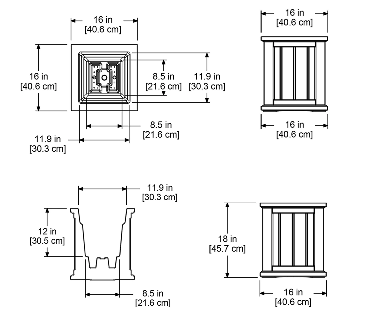 Mayne Inc. Cape Cod 16" Planter 12 Mayne Inc. Cape Cod 16" Planter - Image 10
