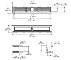 Mayne Inc. Fairfield 5' Window Box -Outdoor Decor Sales 810440451 5