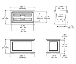 Mayne Inc. Fairfield Rectangle Planter -Outdoor Decor Sales 810440459 5
