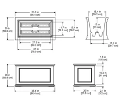 Mayne Inc. Fairfield Rectangle Planter -Outdoor Decor Sales 810440460 5