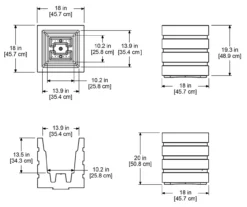 Mayne Inc. Freeport Patio Planter 17 Mayne Inc. Freeport Patio Planter -Outdoor Decor Sales 810440492 5