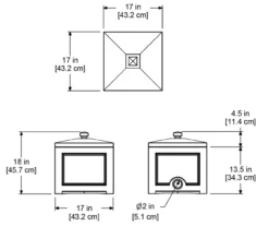 Mayne Inc. Fairfield Garden Hose Bin -Outdoor Decor Sales 810440520 3