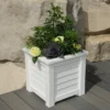 Mayne Inc. Lakeland 16" Square Planter -Outdoor Decor Sales 810440545 1