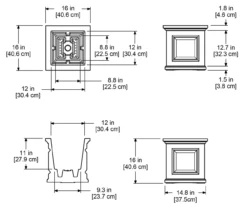 Mayne Inc. Nantucket Planter -Outdoor Decor Sales 810440576 5