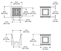 Mayne Inc. Nantucket Planter -Outdoor Decor Sales 810440577 4