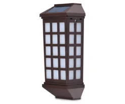 Brown LED Solar 2-Piece Deck Light Set