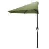 Olive Half-Round Market Patio Umbrella -Outdoor Decor Sales 810467270 1