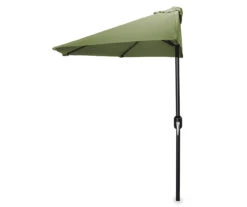 Olive Half-Round Market Patio Umbrella