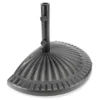 Black Polystone Half Umbrella Base -Outdoor Decor Sales 810467303