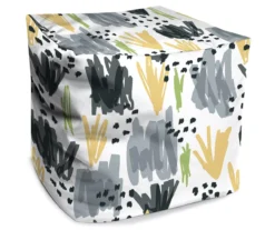 Jordan Manufacturing 15" Square Outdoor Pouf -Outdoor Decor Sales 810467548