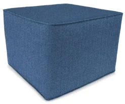 Jordan Manufacturing 20" Square Outdoor Pouf With Welt Trim -Outdoor Decor Sales 810467552
