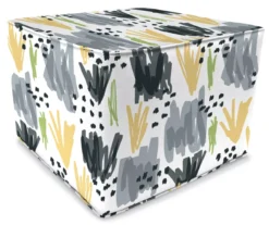 Jordan Manufacturing 20" Square Outdoor Pouf With Welt Trim -Outdoor Decor Sales 810467557