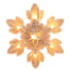 Clear Snowflake Light Set, 5-Count