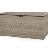 Gray 140-Gallon All-Weather Wicker Storage Deck Box -Outdoor Decor Sales 810477588 A0 1