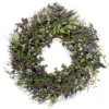 22" Purple, White & Green Berry Wreath -Outdoor Decor Sales 810484075