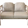 Aurora Pines All-Weather Wicker Cushioned Patio Loveseat -Outdoor Decor Sales 810494464 1
