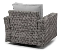 Broyhill Eagle Brooke All-Weather Wicker Swivel Cushioned Patio Glider -Outdoor Decor Sales 810498107 2