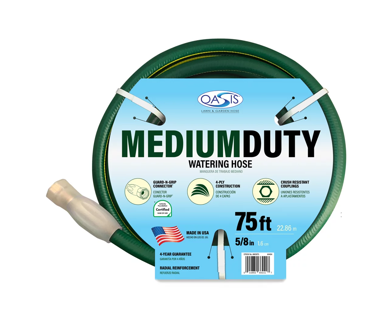 5/8" X 75' Medium Duty Garden Hose 3 5/8" X 75' Medium Duty Garden Hose