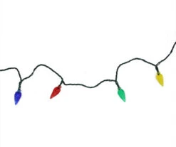 Multi-Color Faceted LED Light Set On Green Wire, 10-Lights -Outdoor Decor Sales 810512243 11