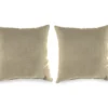 Sand Tan Outdoor Throw Pillows, 2-Pack -Outdoor Decor Sales 810520669