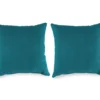 Peacock Green Outdoor Throw Pillows, 2-Pack 1 Peacock Green Outdoor Throw Pillows, 2-Pack -Outdoor Decor Sales 810520671