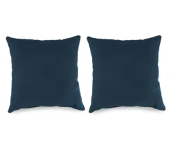 Indigo Blue Outdoor Throw Pillows, 2-Pack