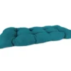 Peacock Green Outdoor Wicker Settee Cushion