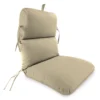 Sand Tan High Back Outdoor Chair Cushion -Outdoor Decor Sales 810520683