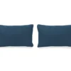 Indigo Blue Outdoor Lumbar Throw Pillows, 2-Pack 1 Indigo Blue Outdoor Lumbar Throw Pillows, 2-Pack -Outdoor Decor Sales 810520694