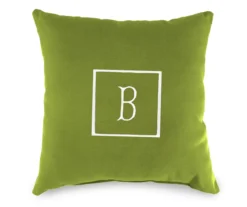 "B" Monogram Indoor/Outdoor Throw Pillow -Outdoor Decor Sales 810522209