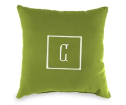 "C" Monogram Indoor/Outdoor Throw Pillow -Outdoor Decor Sales 810522210