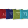 "S" Monogram Indoor/Outdoor Throw Pillow -Outdoor Decor Sales 810522329 810522318 810522307 810522340