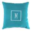 "M" Monogram Indoor/Outdoor Throw Pillow -Outdoor Decor Sales 810522337