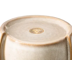 Ivory Glaze Pot LED Water Fountain -Outdoor Decor Sales 810525094 6