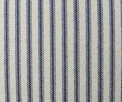 Navy Blue Tick Stripe Reversible Deluxe Outdoor Bench Cushion -Outdoor Decor Sales 810525197 8