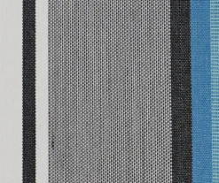 Captain's Blue Stripe Reversible Outdoor Chaise Cushion -Outdoor Decor Sales 810525541 6