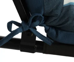 Captain's Blue Stripe Reversible Outdoor Chaise Cushion -Outdoor Decor Sales 810525541 8