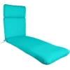 Turquoise Outdoor Chaise Cushion -Outdoor Decor Sales 810525544 1
