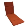 Burnt Orange Outdoor Chaise Cushion -Outdoor Decor Sales 810525545