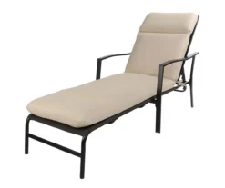 Linen Outdoor Chaise Cushion -Outdoor Decor Sales 810525546 3