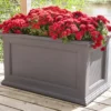 36" Fairfield Graphite Gray Square Planter 1 36" Fairfield Graphite Gray Square Planter -Outdoor Decor Sales 810526447 1