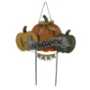 "Welcome Fall" Pumpkin Trio Yard Stake -Outdoor Decor Sales 810526607
